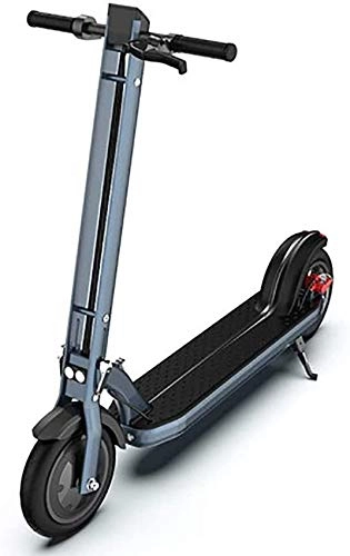 Electric Scooter : YZ-YUAN Portable Electric Scooter Adult, 8 Inches / 36V / 350W, Three Speed Modes Front Rear LED Headlights, Maximum Speed 25KM / H Full Battery Life 30KM Charging Time 3-4 Hours, Portable Foldable
