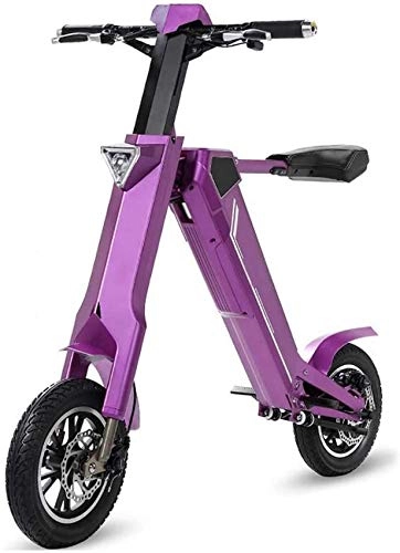 Electric Scooter : YZ-YUAN Portable Scooter Electric, Dedicated Tires For 12-inch Inflatable Lithium Batteries, Using Aviation Aluminum Alloy Frame, Foldable 350W / 48V / 7.8ah Scooter Adult Scooters