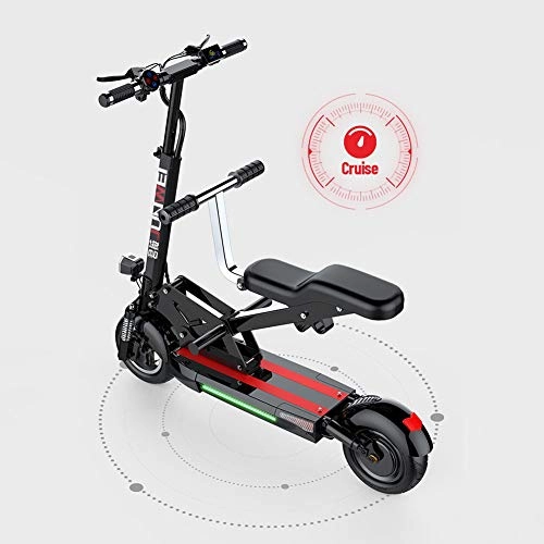 Electric Scooter : ZCPDP Parent-child Folding Electric Scooter Super Load Lithium Battery 48V26.6AH / 100-120KM, Brushless Motor 500W, Double Disc Brake, 200kg Load, Folding Commuter Scooter