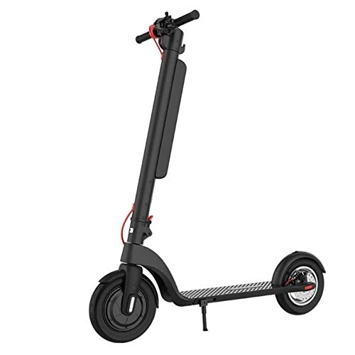 Electric Scooter : ZEDARO Electric Scooter 350w 10 Inch Folding Scooter With Detachable Lithium Battery And LCD Display