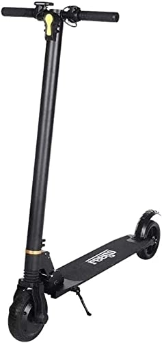Electric Scooter : ZEDARO Electric Scooter, 6.5 '' Tires Foldable And Safe E-Scooter Up To 15.5 MPH 250W Power Adult Electric Scooter, Long-Lasting Battery, Black, 32Miles, 18Miles
