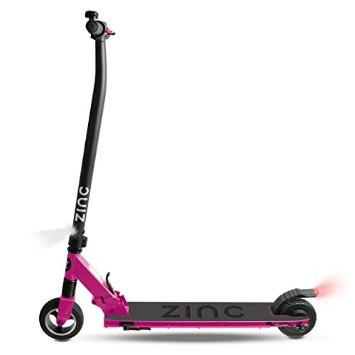 Electric Scooter : Zinc Eco Pro Folding Electric Pink Scooter Outdoor Ride On