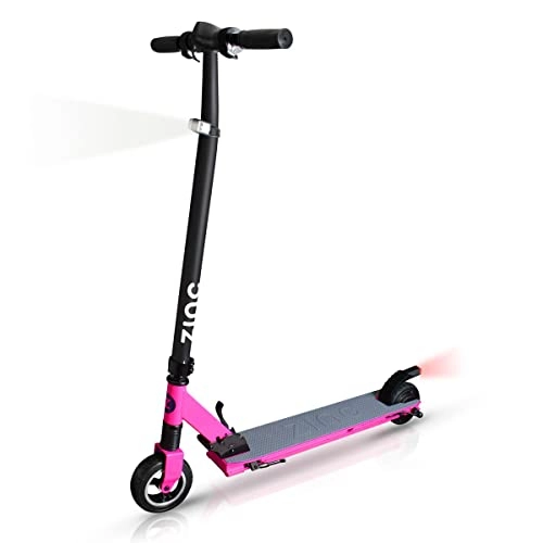 Electric Scooter : Zinc Folding Electric Eco Pro Scooter - Fluo Pink