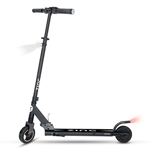 Electric Scooter : Zinc Folding Electric Flex Scooter Three Speed Modes