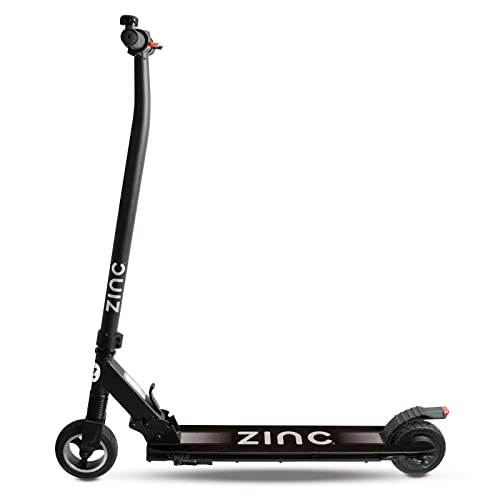 Electric Scooter : Zinc Unisex Kick E-scooter Folding Electric Eco Scooter - Black