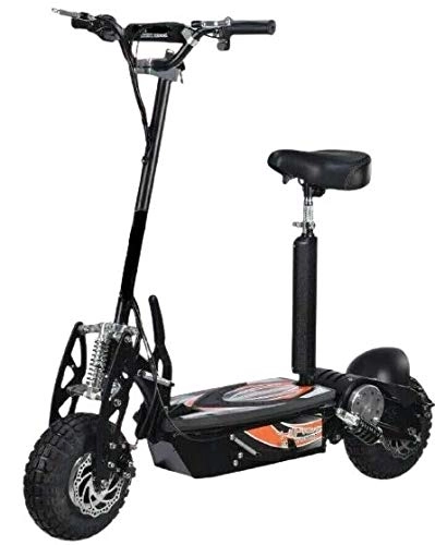 Electric Scooter : Zipper Electric Scooter Adult and Kids, Fast Double Suspension and Removable Seat e Scooter, (800W, 35 Km / h Speed, Steel Frame, Wide Deck Foldable Electric Scooters)
