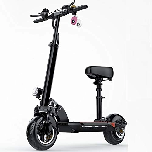 Electric Scooter : ZLYJ Electric Scooter for Adults, 36V / 10.4AH Top speed 40KM / H 500W Motor Big Wheels Scooter Easy Folding Kick Scooter Adults 220LBS Max Load A