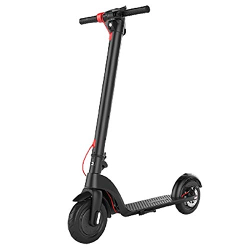 Electric Scooter : ZLYJ Electric Scooter for Adults, Quick-Release Folding System Stunt Scooter Max Rider Weight Up To 200lbs, Powerful 350W, 10" Vacuum Tires, for Kids 8 Years and up A