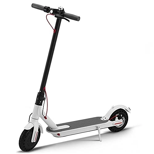 Electric Scooter : ZTBGY Electric Scooter Adult and Kids / teens, 350W / 7.8ah Foldable Lightweight Powerful Battery Motor Scooter with App Control, LCD Display Modes 20-30km Endurance and Max Speed To 20 Km / h (whtie)