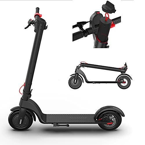Electric Scooter : ZTBGY electric Scooters Adult, 350W Foldable Lightweight Cheap Electric Scooter Adult Fast 15mph Off Road Accessories Lights with Removable Battery and Charger, LCD Display 3 Speed Modes 8.5'' Tyre