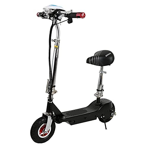Electric Scooter : ZTBGY Electric Scooters Adult Off Road, electric Scooter Adult Fast 19mph, with Seat Scooter 300w Motors Max Speed 30km / h Foldable and With LCD Display 36V Li-Ion Battery Foldable Scooter, black