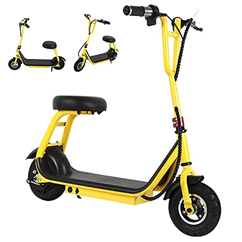 Electric Scooter : ZTBGY Electric Scooters for Kids Age 5-12, electric Scooters with Seat Foldable Lightweight Electric Scooter with 2 Speed Modes Max Speed To 15km / h Cruising Range Is 15km, Children?s Gifts