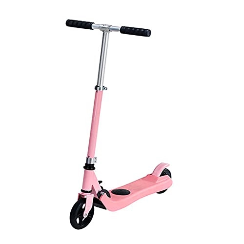 Electric Scooter : ZTBGY Eletric Scooter for Kids and Teens Age 5-14, Lightweight Folde Cheap Electric Scooter with New Mode and Low Battery Reminder Function Max Speed To 4-6km / h, Suitable for School or Play (pink)