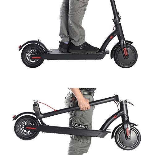 Electric Scooter : ZZQ Electric Scooter Adults Long-Range Battery 250w, Easy Folding & Carry Design, Convenient and Fast Commuting, Max Speed 30km / h