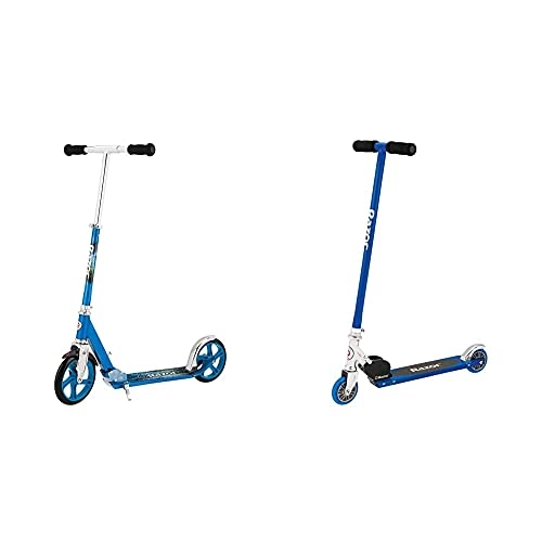 Scooter : A5 Lux - Blue & S Real Steel Kick Scooter, Blue