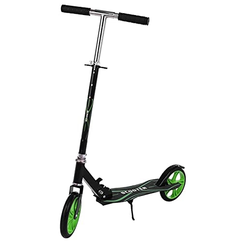 Scooter : acccc Youth Adult Scooter Pedal Push Scooter Large 20cm Wheel Foldable Adjustment