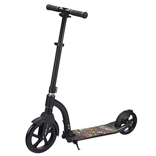 Scooter : Adult Scooter, 2-wheel Scooter, Suitable for Young Adults, Boys And Girls 3-10 Years Old, Foldable And Lightweight Big Wheel Single Pedal Scooter, Anti-skid Scooter