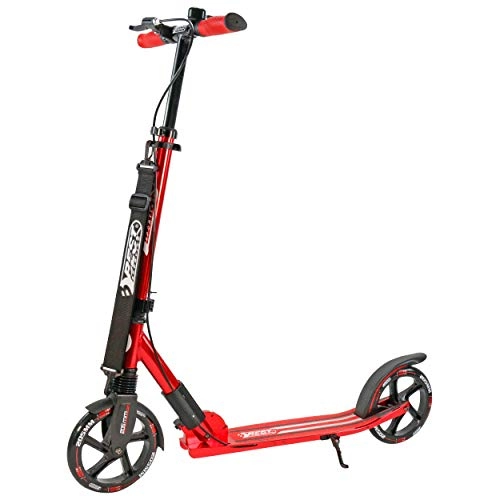 Scooter : Best Sporting Unisex Youth Scooter 205 Black, Red + Carry Strap