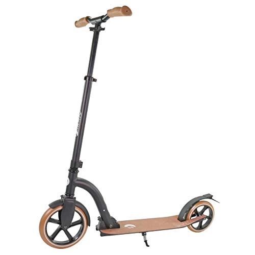 Scooter : Best Sporting Vintage Scooter 230 Aluminium Roller for Children and Adults, Limited Quantity (Black, Adult Roll 230 / 180)