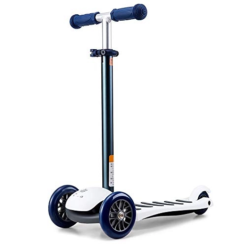 Scooter : BYOUQ 3 Wheeled Scooter For Boys / Girls Stand Cruise Child / Toddlers Toy Folding Kick Scooters 2 Levels Of Height Adjustment PU Wheel Single Foot Scooter Non-slip For Kids 2-12 Year Old