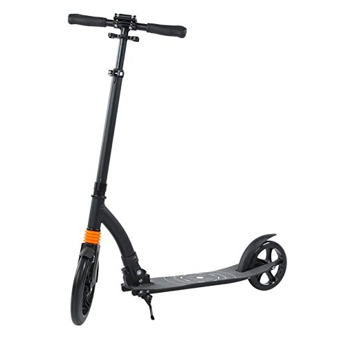 Scooter : CHENQIAN CS007 Durable Aluminum Alloy Frame Folding Adjustable Adult Heavy Duty Scooter Tool Black