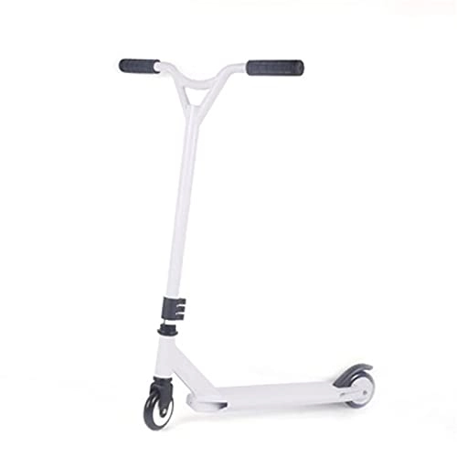 Scooter : Children's Scooters Two-wheeled Scooter Extreme Sports Adult Extreme Car Stunt Children Scooter Convenient and Practical (Color : White, Size : Small)