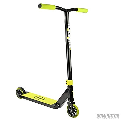 Scooter : Dominator Sniper Complete Pro Stunt Scooter (Black / Neon Yellow)