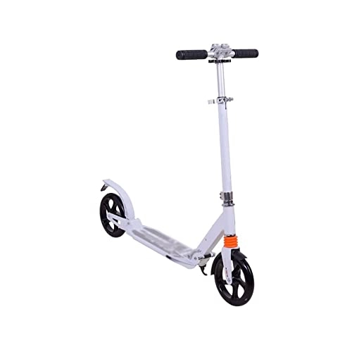 Scooter : ERJIANG Foldable Kick Scooter 2 Wheel, Shock Absorption Mechanism, Large Wheels Great Scooters Stylish Multifunctional Folding Scooter Scooters Scooters