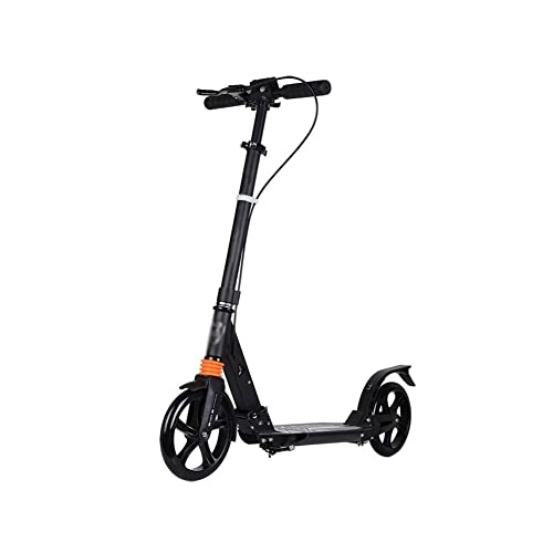 Scooter : ERJIANG Stylish Multifunctional Folding scooter, Foldable Kick Scooter 2 Wheel, 201mm Large Wheels Scooters with Carry Strap