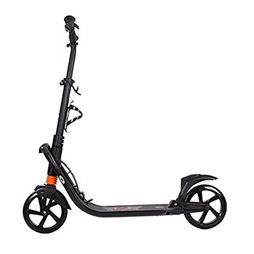 Scooter : Foldable kick scooter portable adult scooter with water bowl rack foldable big wheel commuter scooter teenager / child birthday gift sunyangde