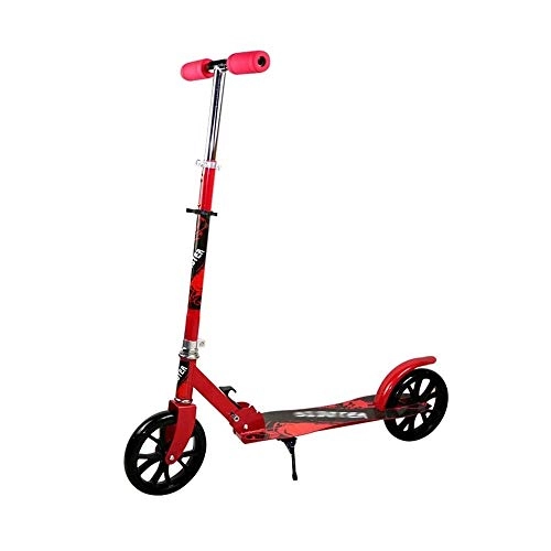Scooter : FQCD Kick Scooters, Outdoor Recreation, Stunt Scooters, Scooters Equipment, Sport Scooters, City Scooters, Best Gifts for Kids 8 Years Old and Up | Support 220 lbs (Color : Red)