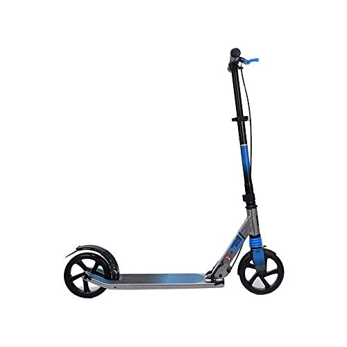 Scooter : FQCD Kick Scooters, Outdoor Recreation, Stunt Scooters, Scooters Equipment, Sport Scooters, Commuter Scooter for Adults Teens, Outdoor Sports (Support 220 lbs) (Size : Blue)