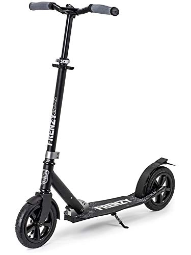 Scooter : Frenzy Pneumatic Plus Scooters, Unisex, Adults, Black (Black), 205 mm
