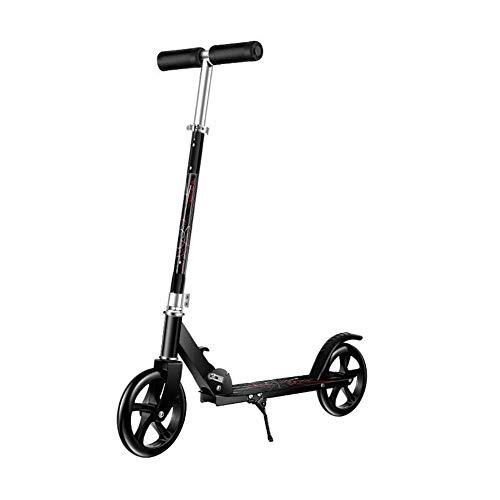 Scooter : GAOTTINGSD Scooters for Kids Scooters for Adults Folding Kick Scooter For Adult Teens Adjustable With Big Wheels, Road Work School, Men Women Boys Girls (Color : Black, Size : A)