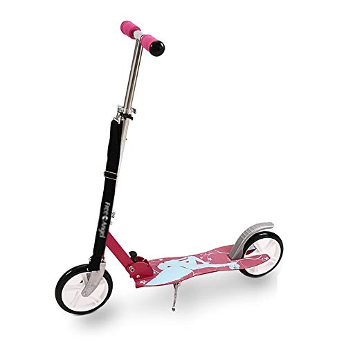 Scooter : GAOTTINGSD Scooters for Kids Scooters for Adults Kick Scooter For Adult Teens Foldable And Adjustable With Big Wheels, Road Work School (Color : Pink)