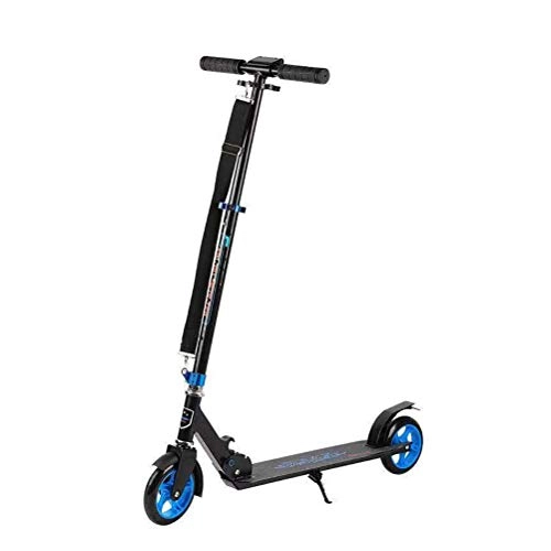 Scooter : GAOTTINGSD Scooters for Kids Scooters for Adults Kick Scooter For Adult Teens Foldable And Adjustable With Wheels, Road Work School (Color : Blue)