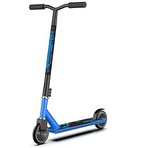 Scooter : GAOTTINGSD Scooters for Kids Scooters for Adults Kids Kick Scooter, Childrens Scooters, Bike-Style Grips, For Teens Children From 7-14 Years Old, Great Outdoor Fun Blue