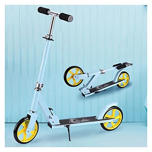 Scooter : GAOTTINGSD Scooters for Kids Scooters for Adults Kids Kick Scooter, Childrens Scooters, Bike-Style Grips, For Teens Children From 7-14 Years Old With Adjustable Handle, Great Outdoor Fun Blue