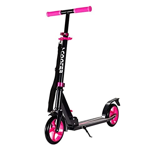 Scooter : GAOTTINGSD Scooters for Kids Scooters for Adults Kids Kick Scooter, Childrens Scooters, Bike-Style Grips, For Teens Children From 7-14 Years Old With Adjustable Handle, Great Outdoor Fun Pink
