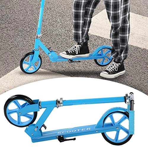 Scooter : Gedourain Adjustable Height Scooter, Portable Scooter, Easy to Store for Kids for Adults(blue, white)