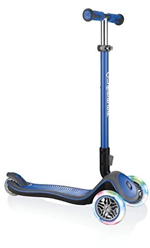 Scooter : Globber Elite Deluxe With Lights 444-400 Navy Blue
