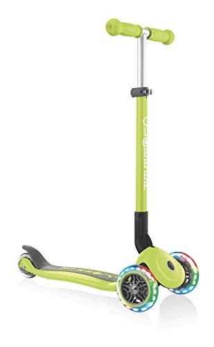 Scooter : Globber Primo Foldable Lights 432-106 Lime Green