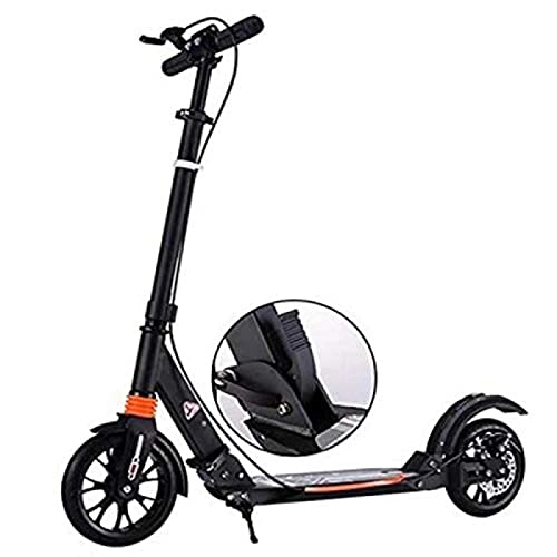 Scooter : GuanLaoGe Kick Scooter for Adults, Foldable, Lightweight, Adjustable - Carries Heavy Adults 330 LB Max Load City Scooter Unisex with Disc Brakes, Gigh End