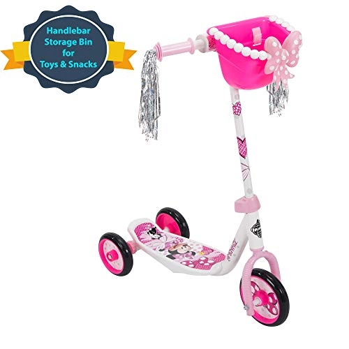 Scooter : Huffy Girls' 28639 Disney Minnie Mouse Preschool Scooter, Pink, One Size