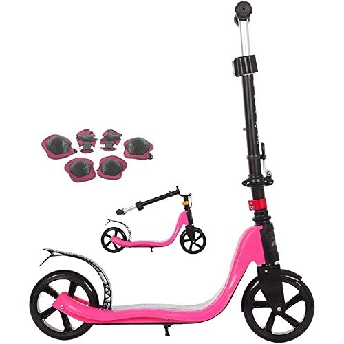 Scooter : HUIXINLIANG Scooters for Kids 8 Years and up, Foldable Kick Scooter 2 Wheel, Quick-Release Folding System, Shock Absorption Mechanism, Large Wheels Scooters for Adults and Teens