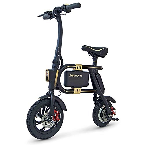 Scooter : InMotion P1F Mini-Scooter Unisex Adults, Black / Gold, 758525 cm