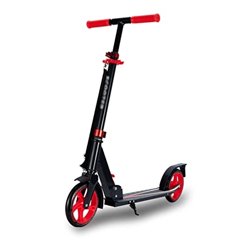 Scooter : JUSTYINUO Foldable PU 2 Wheel Scooter, Aluminum Alloy Bicycle, Height Adjustable Sports Toy Skateboard