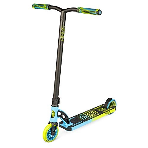 Scooter : MGP Action Sports - VX Origin Pro Stunt Scooter - Multiple Colours - Suits Boys & Girls Aged 6+ - Worlds #1 Pro Scooter Brand - Madd Gear Est. 2002 (Blue / Lime)