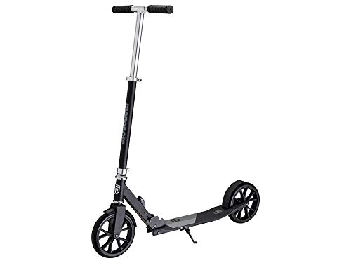 Scooter : Mongoose Trace 200 Folding Scooter, Black / Grey, One Size
