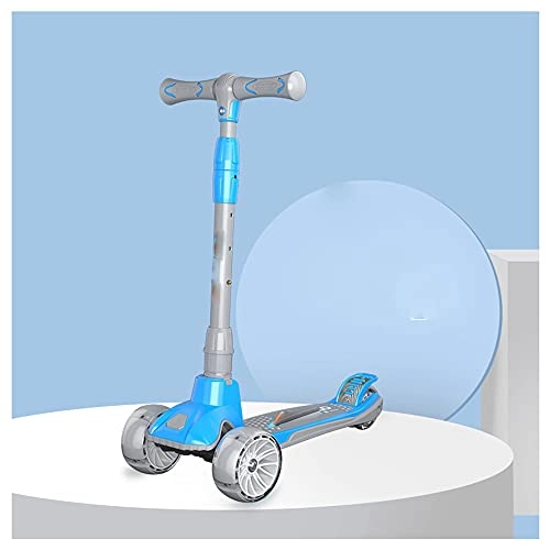 Scooter : Multi-purpose Children's Scooter Three-Wheeled Scooter Detachable Scooter for Girls Suitable for Children Aged 2-10 Suitable for Beginners with Luminous Wheels Maximum Load Capacity of 100 kg -B / D
